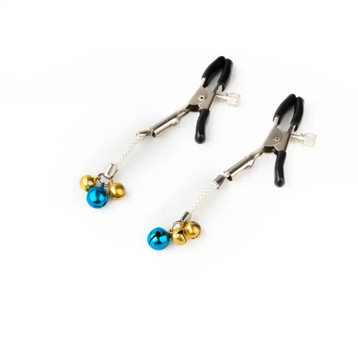 Roomfun®Sex Breast Clamp Metal bell Nipple Clips Bondage Adult BDSM Fetish Flirt Toys