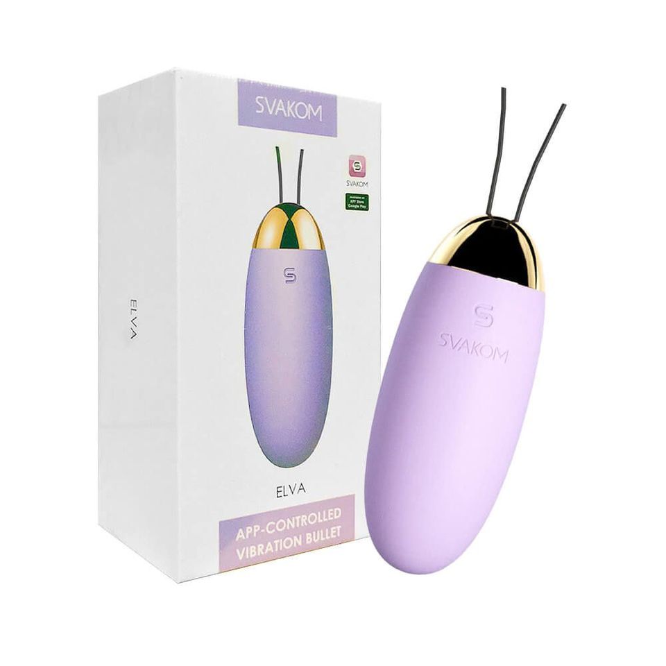 SVAKOM Elva App Controlled Bullet Vibrator Wearable vibrating egg
