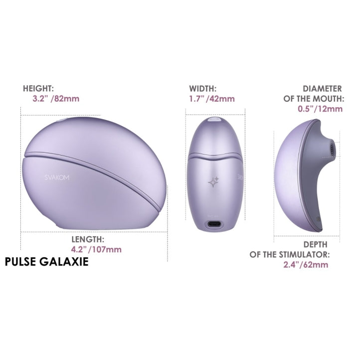 Svakom Pulse Galaxie Clitoral stimulator App control