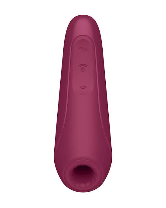 Satisfyer Curvy 1+Air Pulse Stimulator vibration Clitoris Stimulating Vibrator Connect App