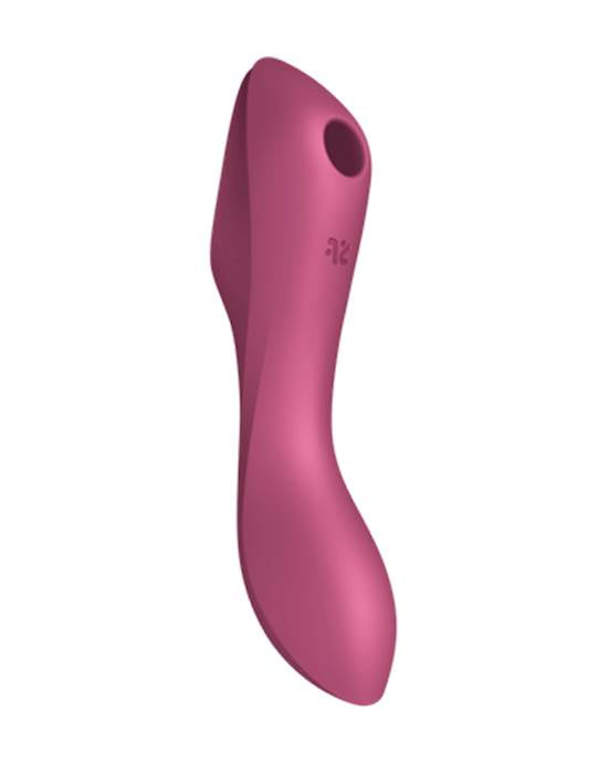 Satisfyer Curvy Trinity 3 G-spot and clitoral nipple stimulation Air Pulse Vibrator