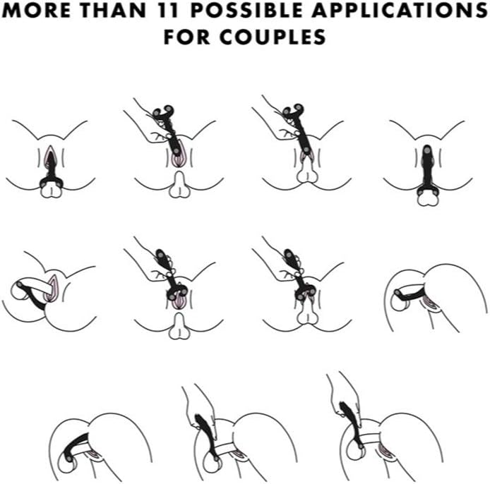 Satisfyer Endless Fun Multivibrator for Singles Couples Clitoral and G Spot Male Female Stimulation