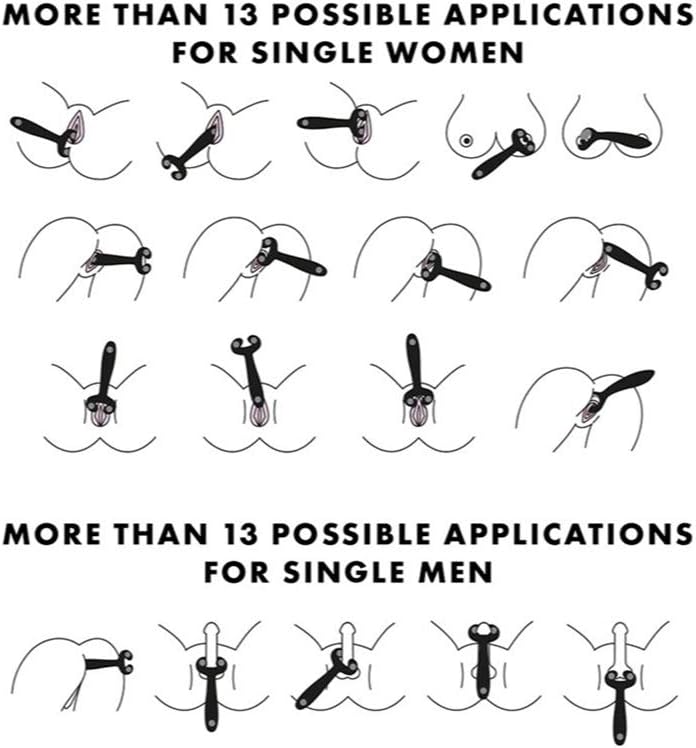 Satisfyer Endless Fun Multivibrator for Singles Couples Clitoral and G Spot Male Female Stimulation