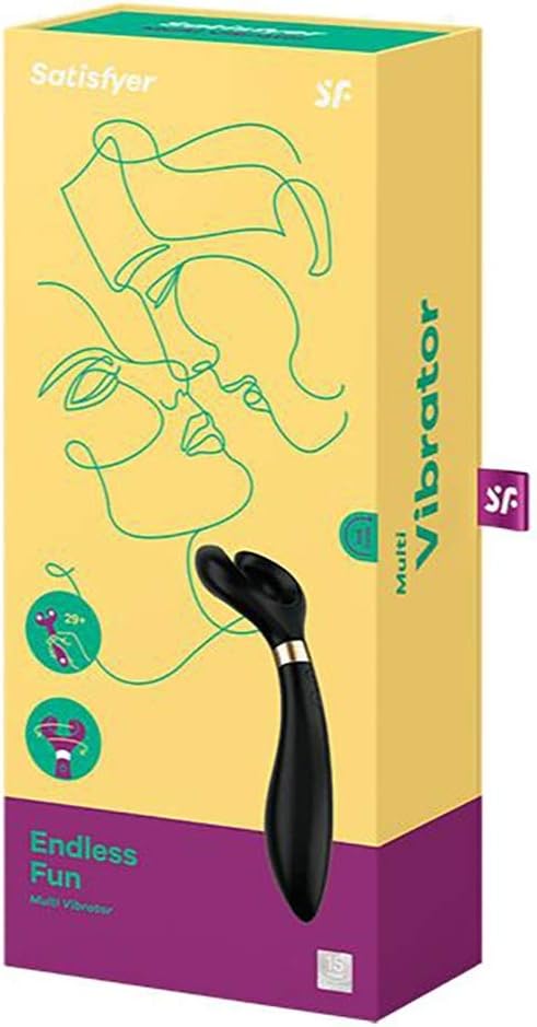Satisfyer Endless Fun Multivibrator for Singles Couples Clitoral and G Spot Male Female Stimulation