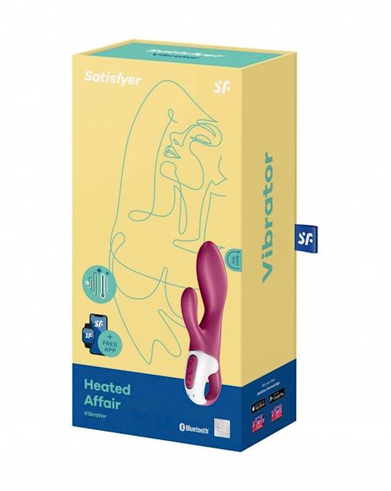 Satisfyer Heated Affair Connect App Rabbit Vibrator