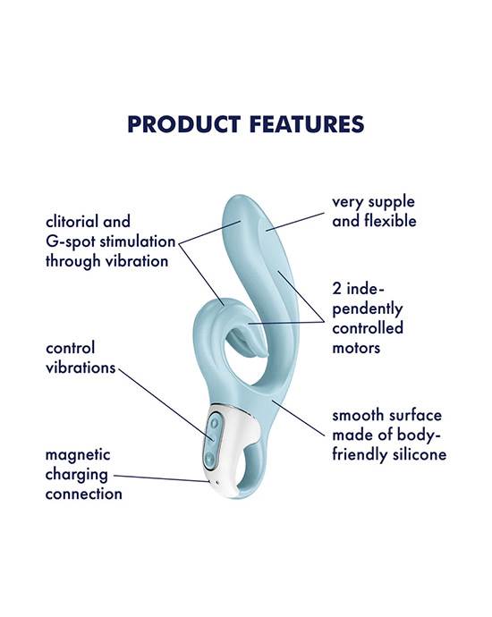 Satisfyer Love Me Rabbit Vibrator G Spot Clitoral Stimulator Adult Sex toy for Women