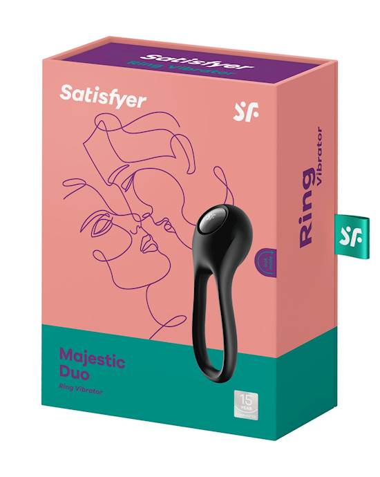 Satisfyer Majestic Duo Ring Vibrator Cock ring for man