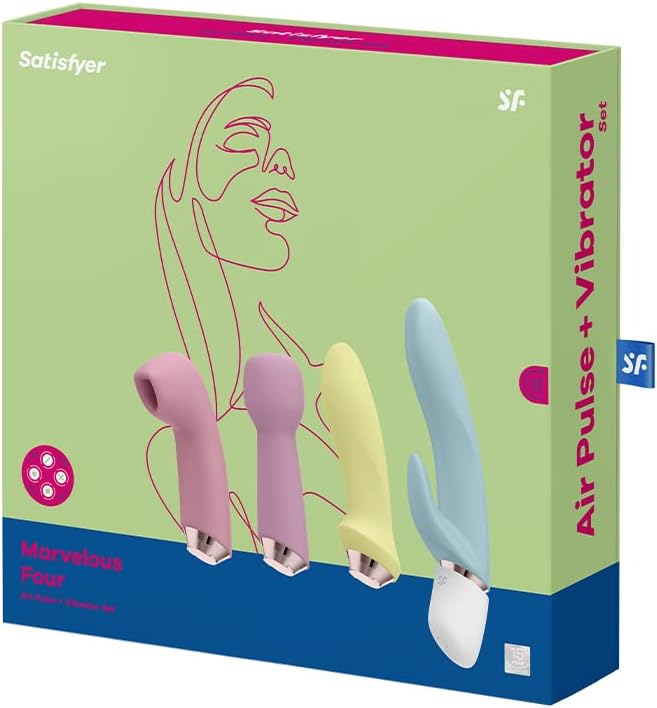 Satisfyer Marvelous Four Vibrator Set Pressure Wave Vibrator