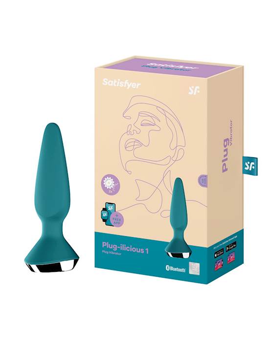 Satisfyer Plug-ilicious 1 Plug Vibrator Anal vibrating App conrolled Butt plug 5.3 Inch