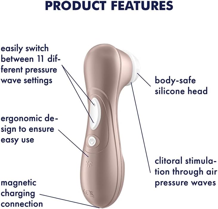 Satisfyer Pro 2 Generation 2 Touch-Free Clitoral Stimulation Air Pulse Vibrator