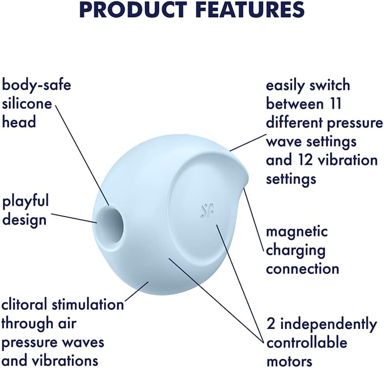 Satisfyer Sugar Rush Air Pulse Stimulator Vibration Clitoral Adult Sex Toy