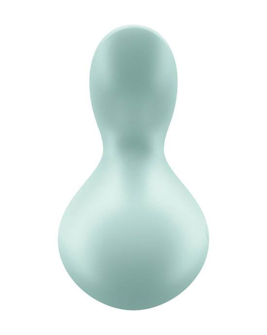 Satisfyer Viva La Vulva 3 Lay on Vibrator - Fuchsia -Mint 5.5 Inch