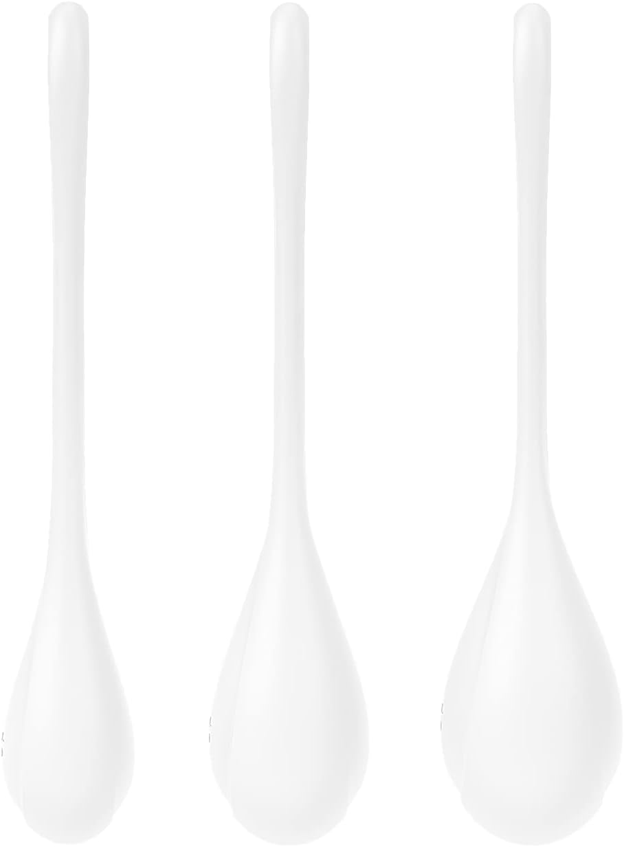Satisfyer Yoni Power 1 Kegel Balls Kegel Exercise Weights, Ben Wa Balls, Pelvic Floor Training, Tightening, Ideal for Beginners, 3-Piece Set