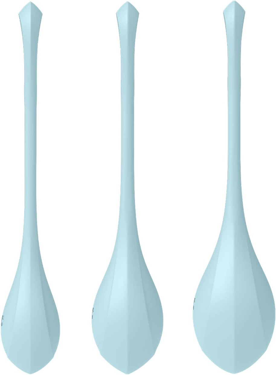 Satisfyer Yoni Power 2 Kegel Balls - Kegel Exercise Weights, Ben Wa Balls, Pelvic Floor Training, Tightening, Ideal for Beginners