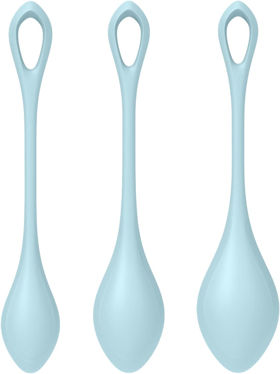 Satisfyer Yoni Power 2 Kegel Balls - Kegel Exercise Weights, Ben Wa Balls, Pelvic Floor Training, Tightening, Ideal for Beginners