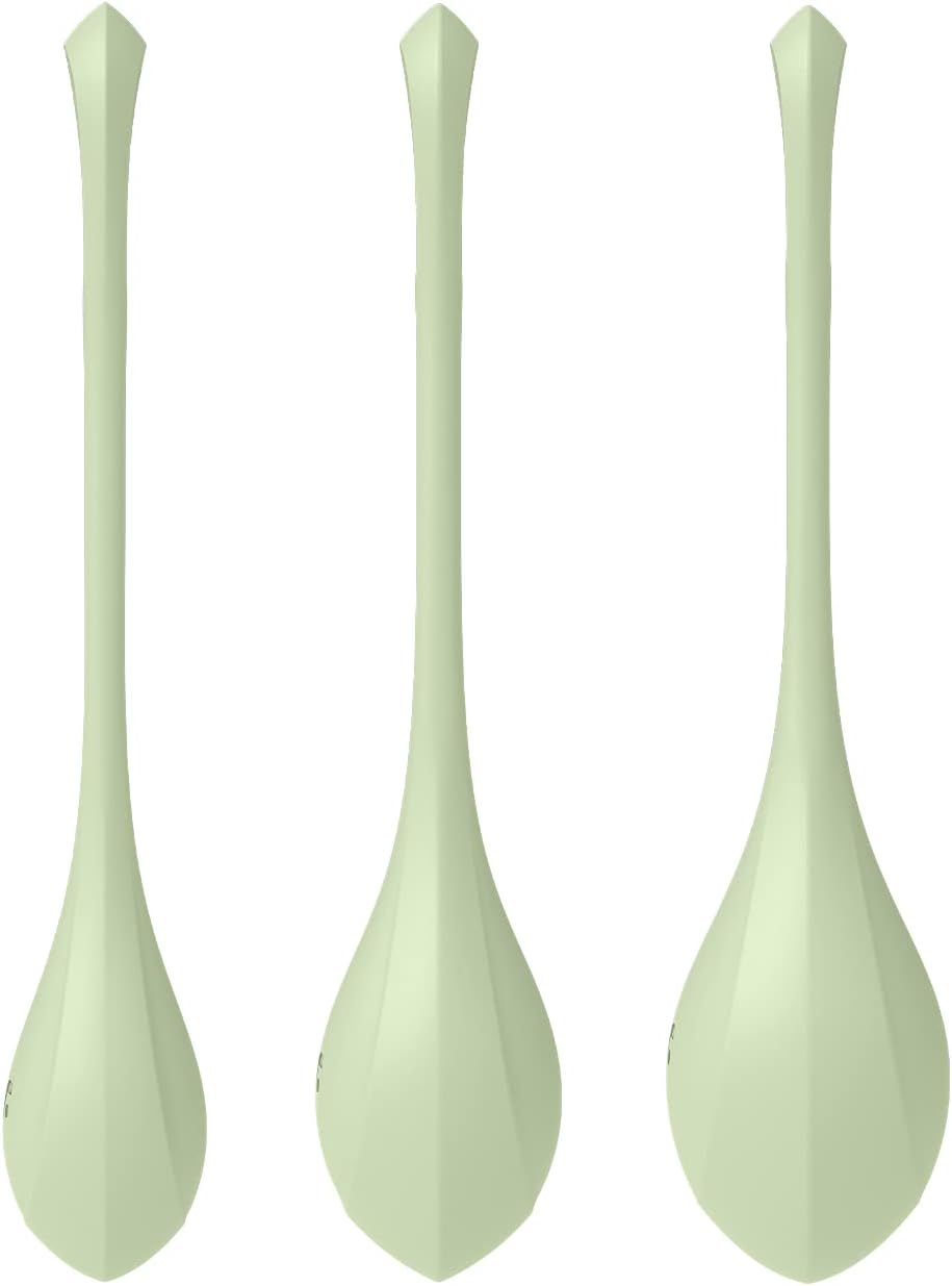 Satisfyer Yoni Power 2 Kegel Balls - Kegel Exercise Weights, Ben Wa Balls, Pelvic Floor Training, Tightening, Ideal for Beginners