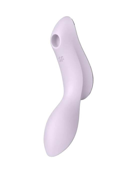 Satisfyer Curvy Trinity 2 clitoris and the G-spot stimulating Air Pulse Vibrator