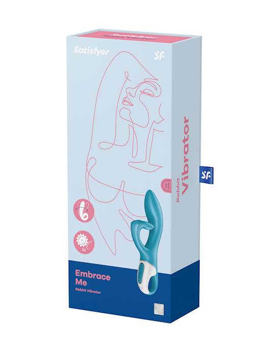 Satisfyer Embrace Me Rabbit Vibrator G spot and Clit Stimulator Vibrating Dildo