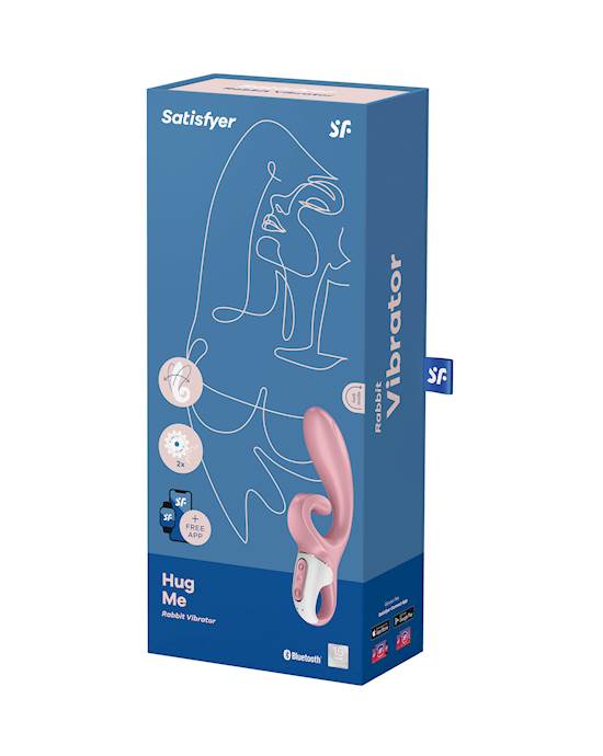 Satisfyer Hug Me Rabbit Vibrator with App Control Clit Stimulator Adult sex toy for Women