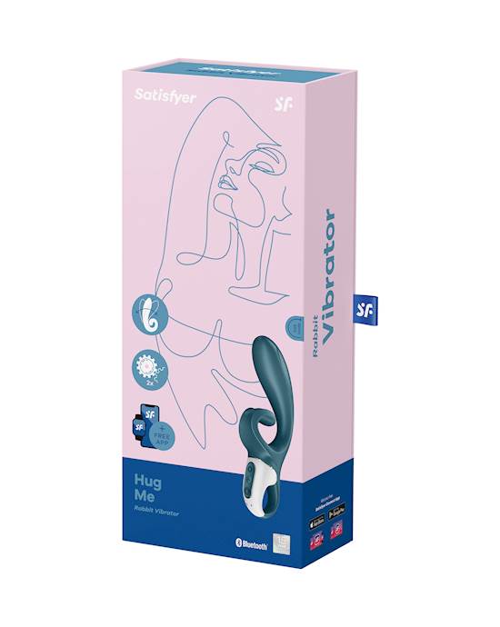 Satisfyer Hug Me Rabbit Vibrator with App Control Clit Stimulator Adult sex toy for Women