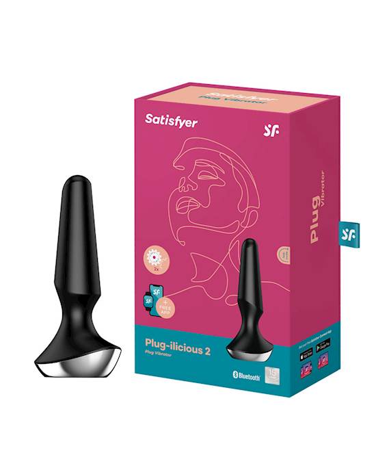 Satisfyer Plug-ilicious 2 Anal Plug vibrator 5.3 Inch connect App