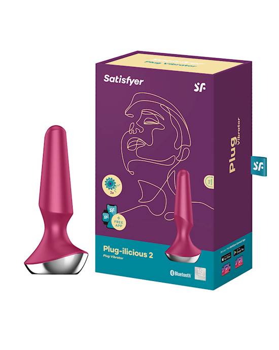 Satisfyer Plug-ilicious 2 Anal Plug vibrator 5.3 Inch connect App
