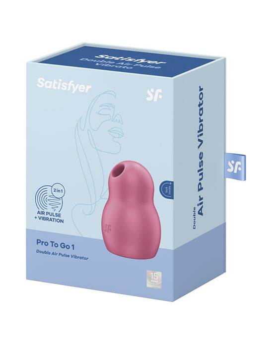 Satisfyer Pro To Go 1 Double Air Pulse clitoris Vibrator for Women