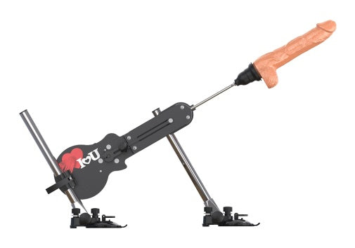 Guitar Thrusting And Vibrating Remote Controlled Sex Machine