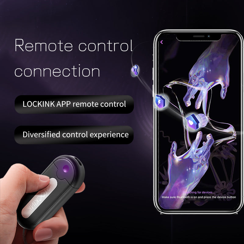 LOCKINK Estim Eel APP Long Distance Chastity Cage