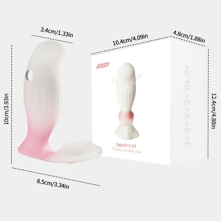 Yeain Squirrel Wearable E Stim and G Spot Vibrator shock clitoris vibrator APP