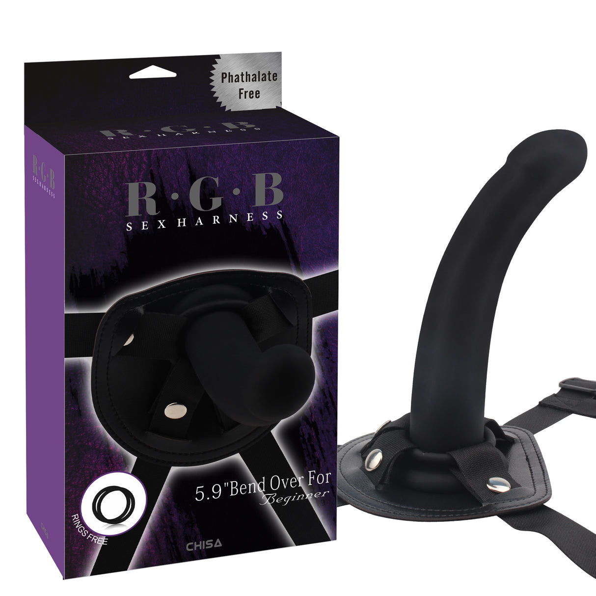 R.G.B Bend Over Strap-on Harness Dildo
