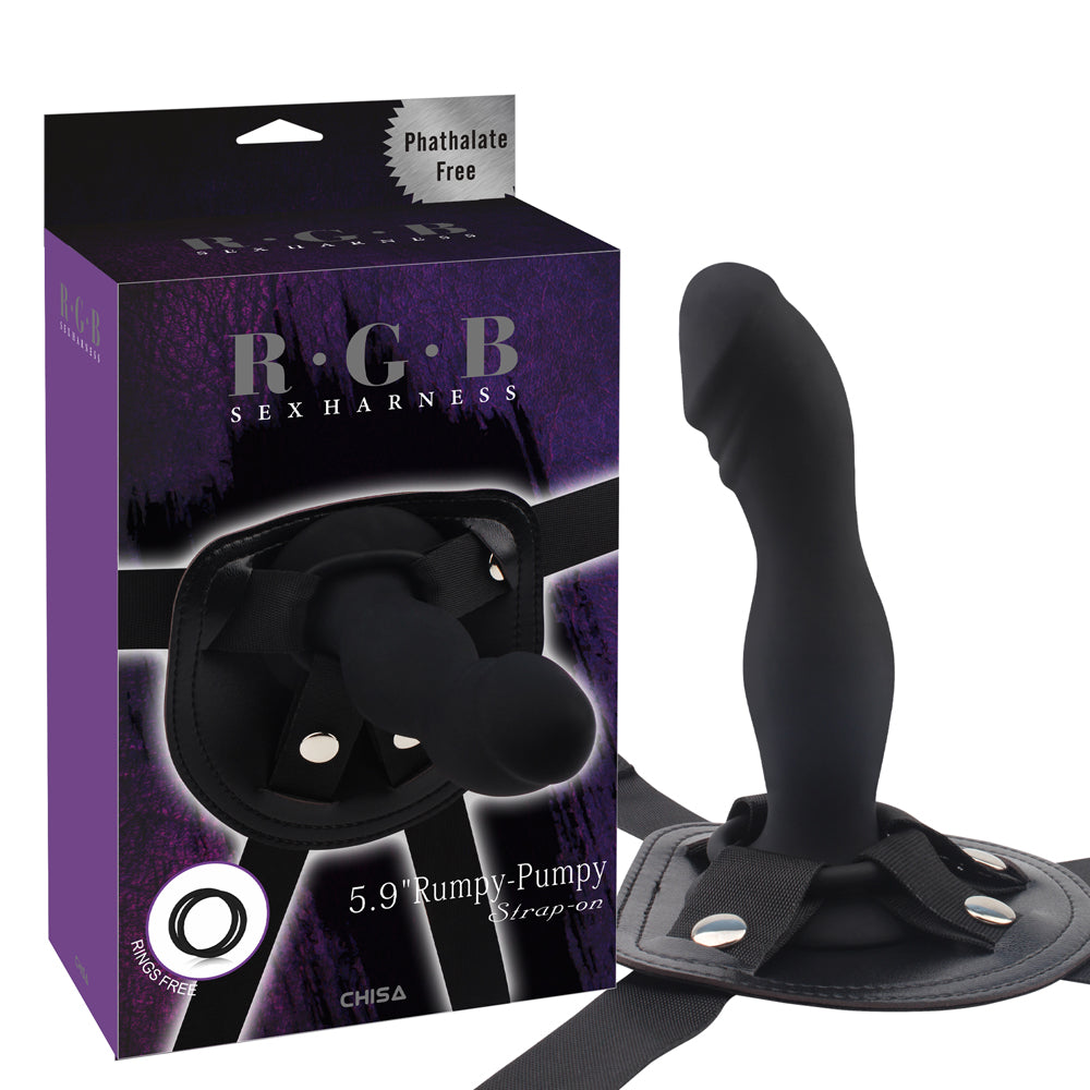 R.G.B Rumpy-pumpy Strap-on Harness Dildo