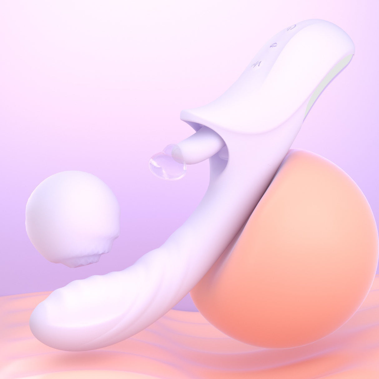 Svakom Multi functional false penis rabbit licking tongue vibrator