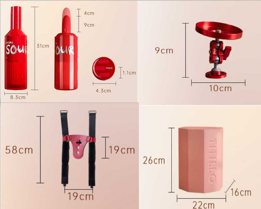 TITILLO WHISKY Sour G spot Gun machine for women