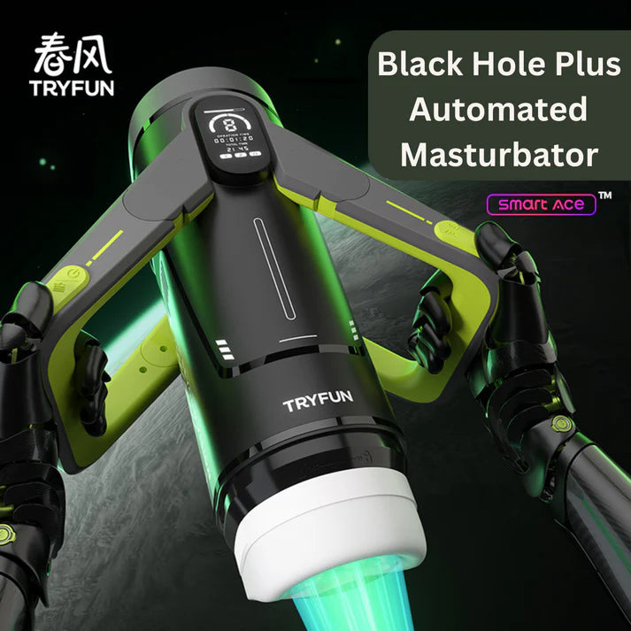 TryFun Black Hole Plus App Controlled Smart Male Masturbator