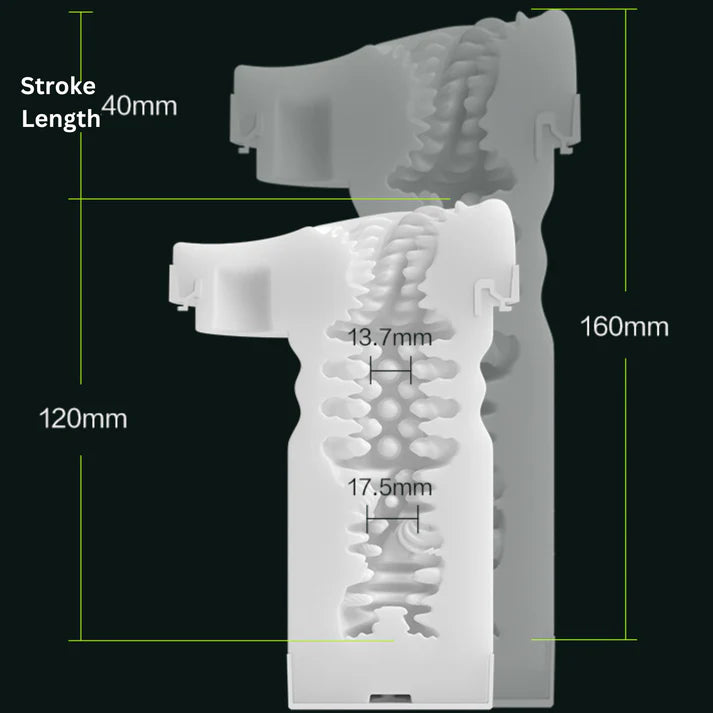 TryFun Black Hole Plus App Controlled Smart Male Masturbator