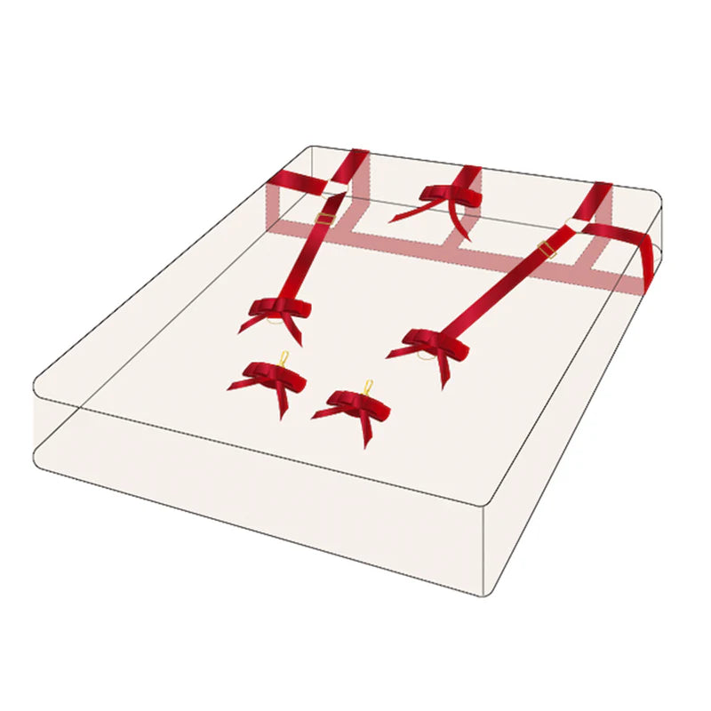 UPKO Bowknot Bed Restraint Straps