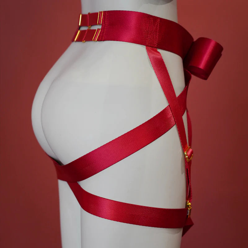 UPKO Bowknot Body Straps Bondage Set