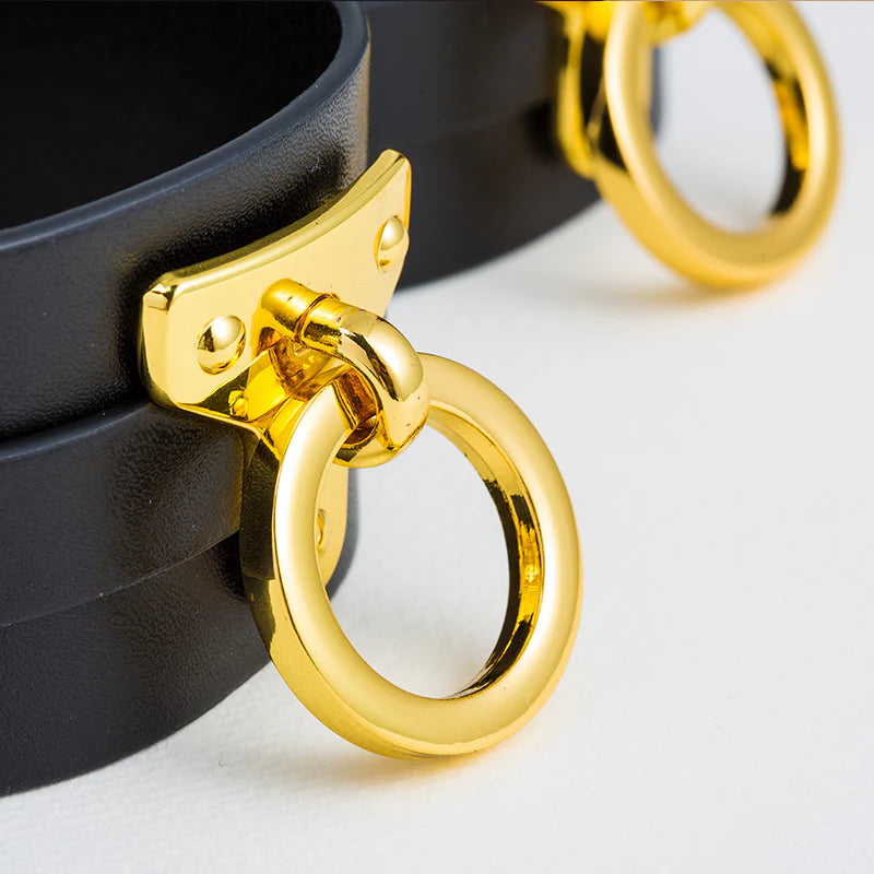 UPKO Luxury italian Leather Thigh Cuffs