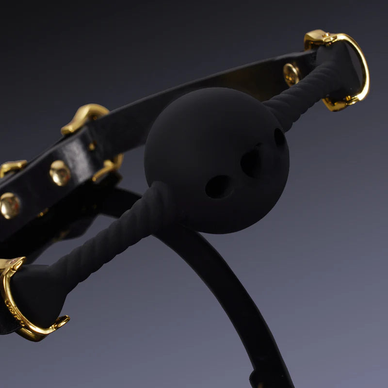 UPKO Desire for Mouth Bondage Collection-Middle Heart-shaped Breathable Mouth Gag