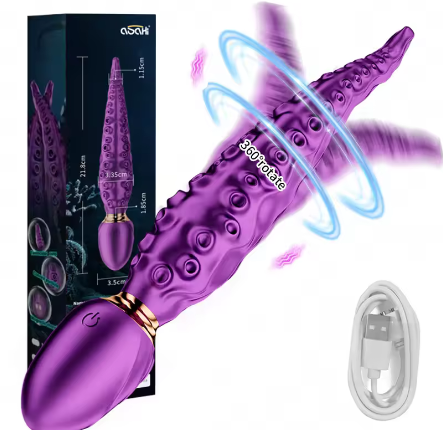 Octopus Vibrator Tentacle Butt Plug