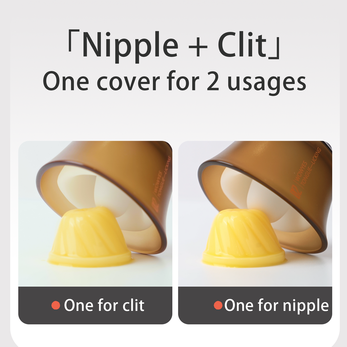 WOWYES P6 Tongue Nipple Clit Licking Vibrator