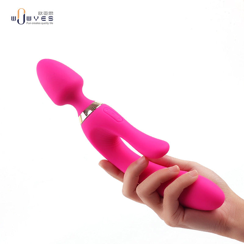 WOWYES Vibrating G-spot Vibrator - Vagina and Clitoris Stimulation Rabbit Massager