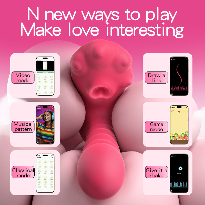 YEAIN Cute cat Paw wearig vibrator clit sucking Toy with App control