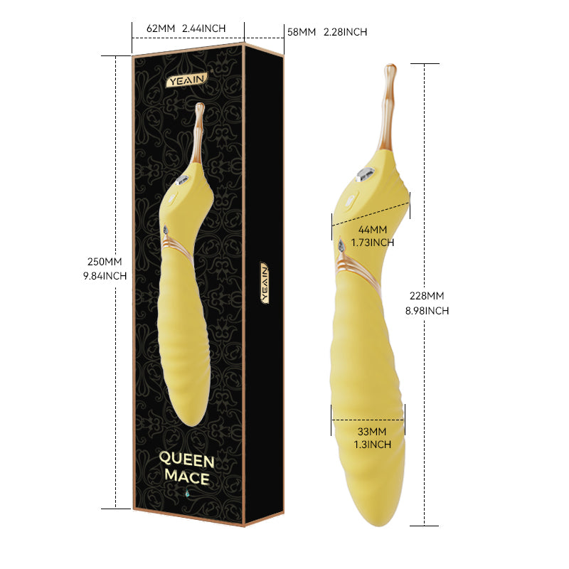 YEAIN Queen Mace G-spot Vibrator Double Motor Massager