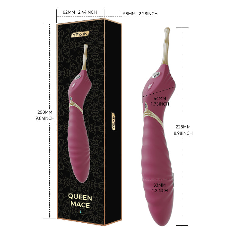 YEAIN Queen Mace G-spot Vibrator Double Motor Massager