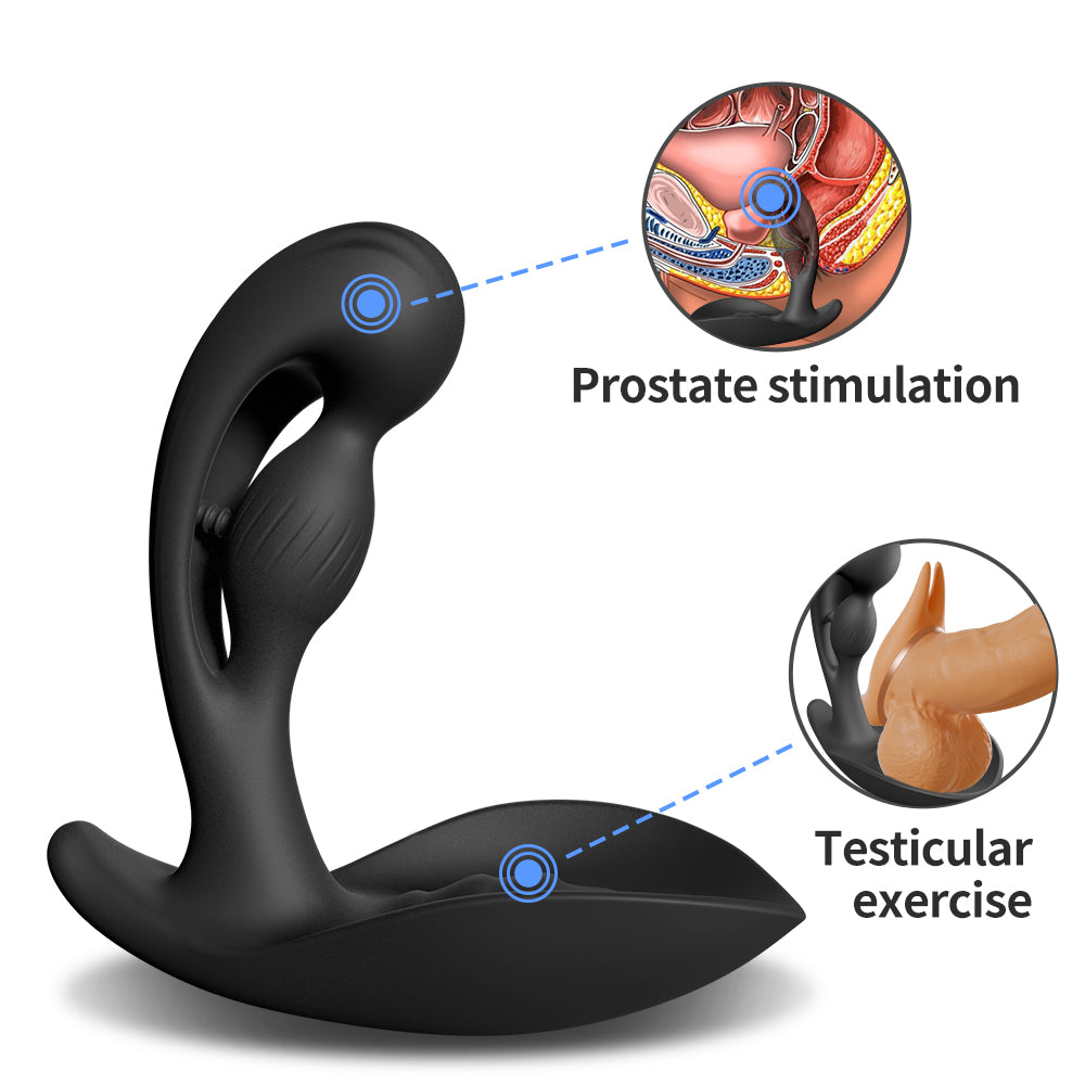 Yeain Beete vibrating Butt plug Dual Motor Prostate Massager