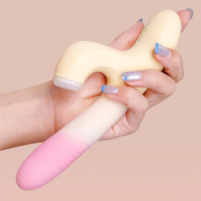 Zemalia Sweet Flame Multifunctional clitoral sucking telescopic vibrator
