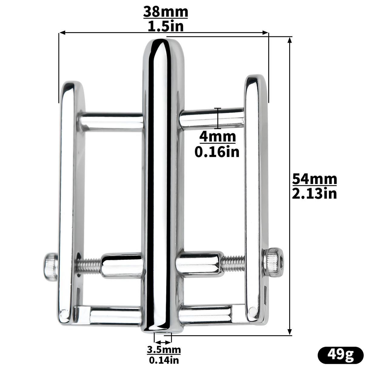 Stainless steel drilling piercing horse eye expander SM sexy toy for men