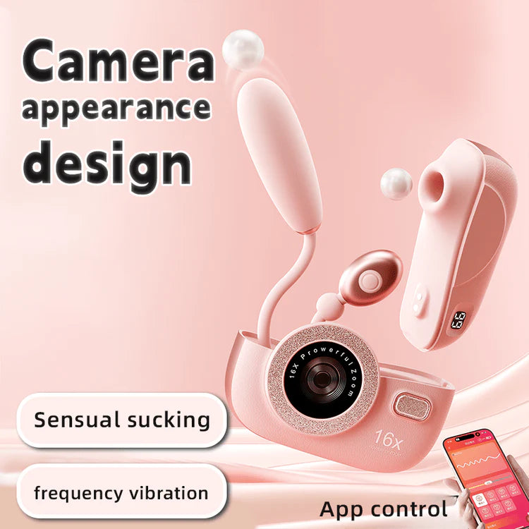 SVAKOM CCD Camera shaped Split Clitoris sucking G Spot Vibrator